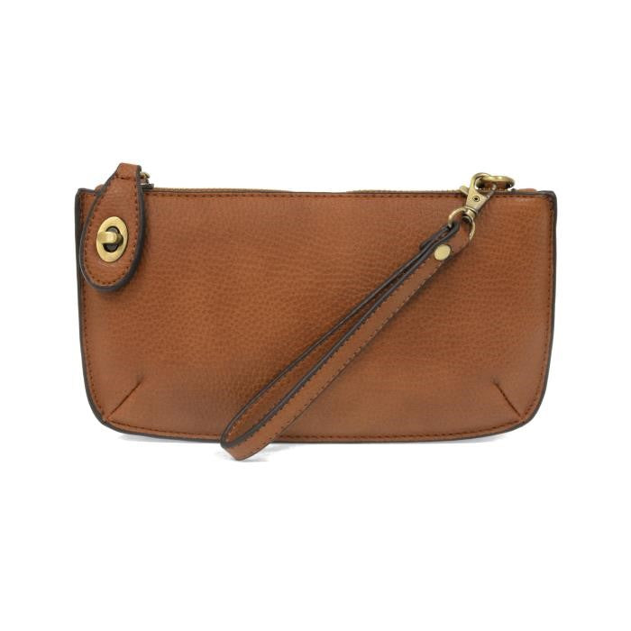 Joy Susan Mini Crossbody Wristlet Clutch Cedar Brown