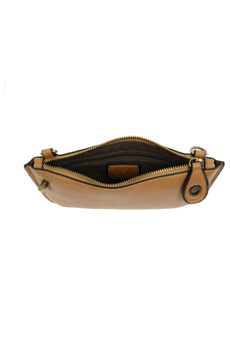 Joy Susan Mini Crossbody Wristlet Clutch Golden Oak