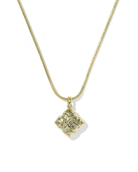 KS DIRA PEARL SHORT PENDANT NECKLACE GOLD
