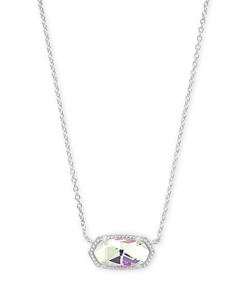 KS ELISA SHORT PENDANT NECKLACE SILVER