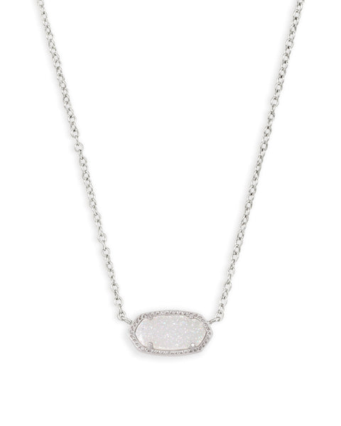 KS ELISA SHORT PENDANT NECKLACE SILVER