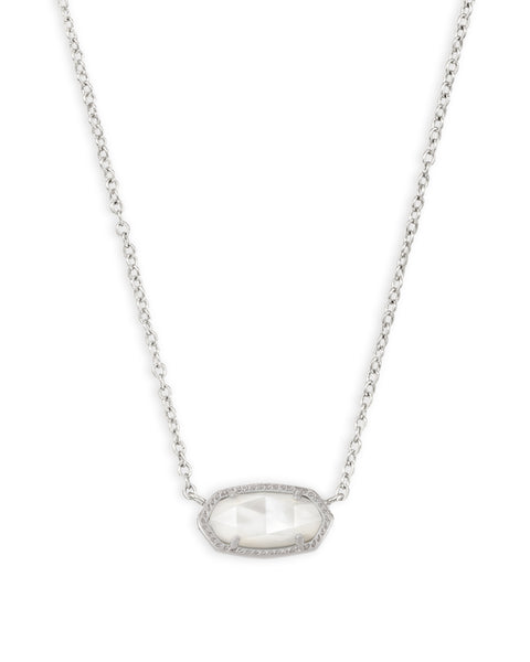 KS ELISA SHORT PENDANT NECKLACE SILVER