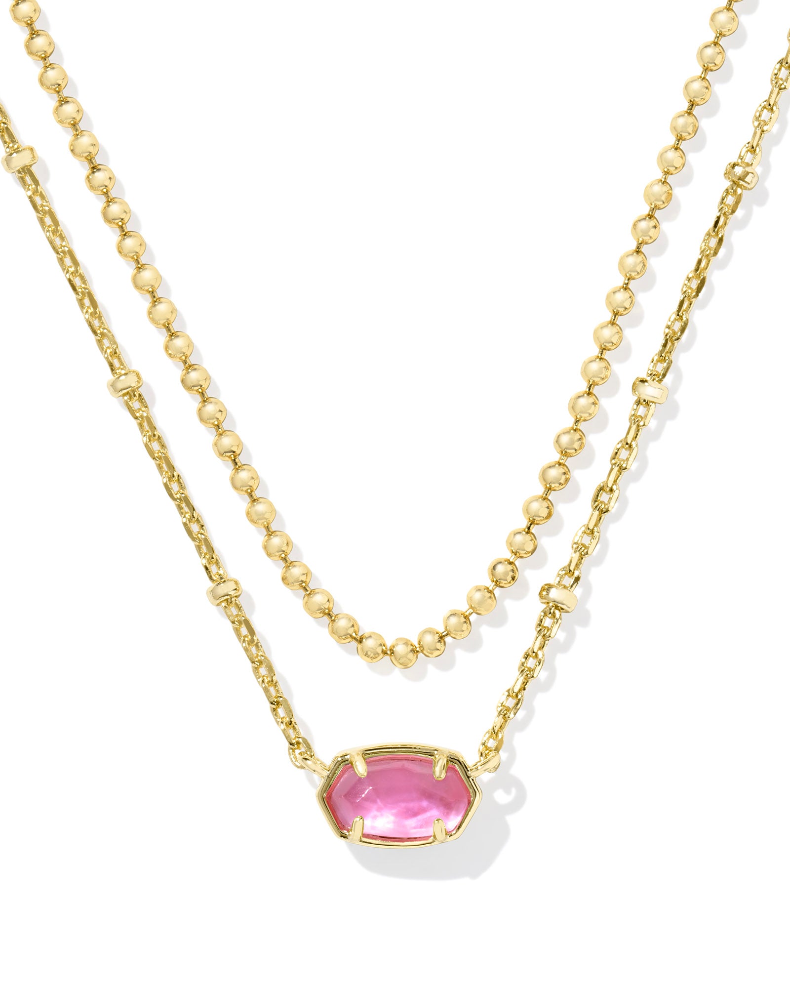 KS EMILIE MULTI STRAND NECKLACE GOLD