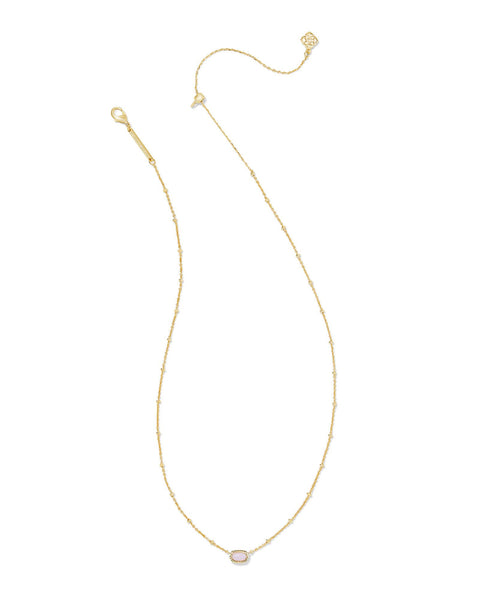 KS MINI ELISA SATELLITE SHORT PENDANT NECKLACE GOLD