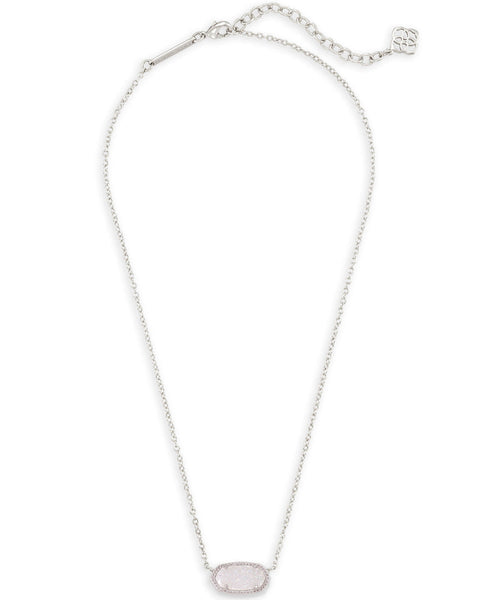 KS ELISA SHORT PENDANT NECKLACE SILVER