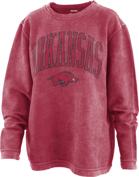 Pressbox Arkansas Hog Logo Corded Top