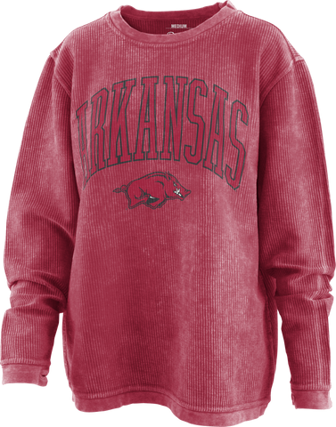 Pressbox Arkansas Hog Logo Corded Top