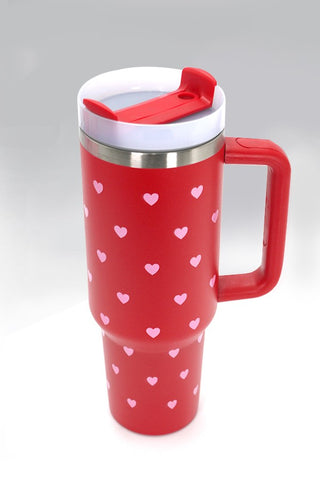 Red Heart 40oz Stainless Tumbler