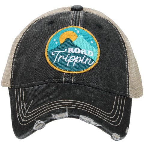 Road Trippin Embroidered Trucker Hat