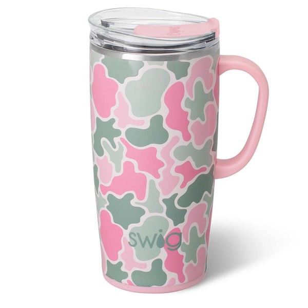 SWIG Blushing Camo 22oz Travel Mug