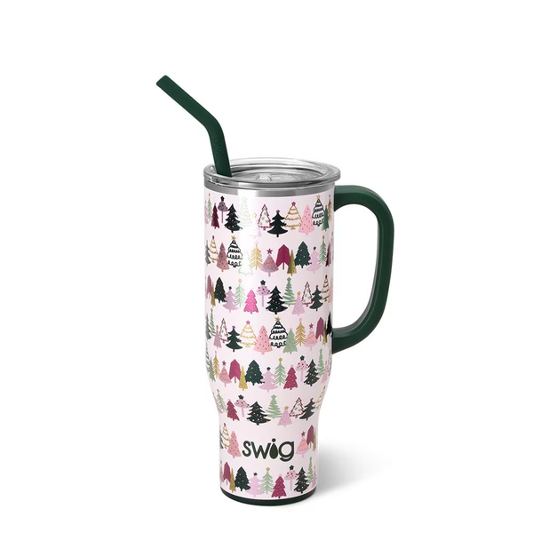 SWIG Tinseled Trees 30oz Mega Mug