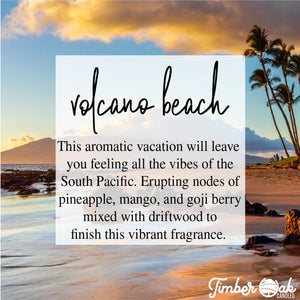 Volcano Beach 16oz Mason Jar Soy Candles