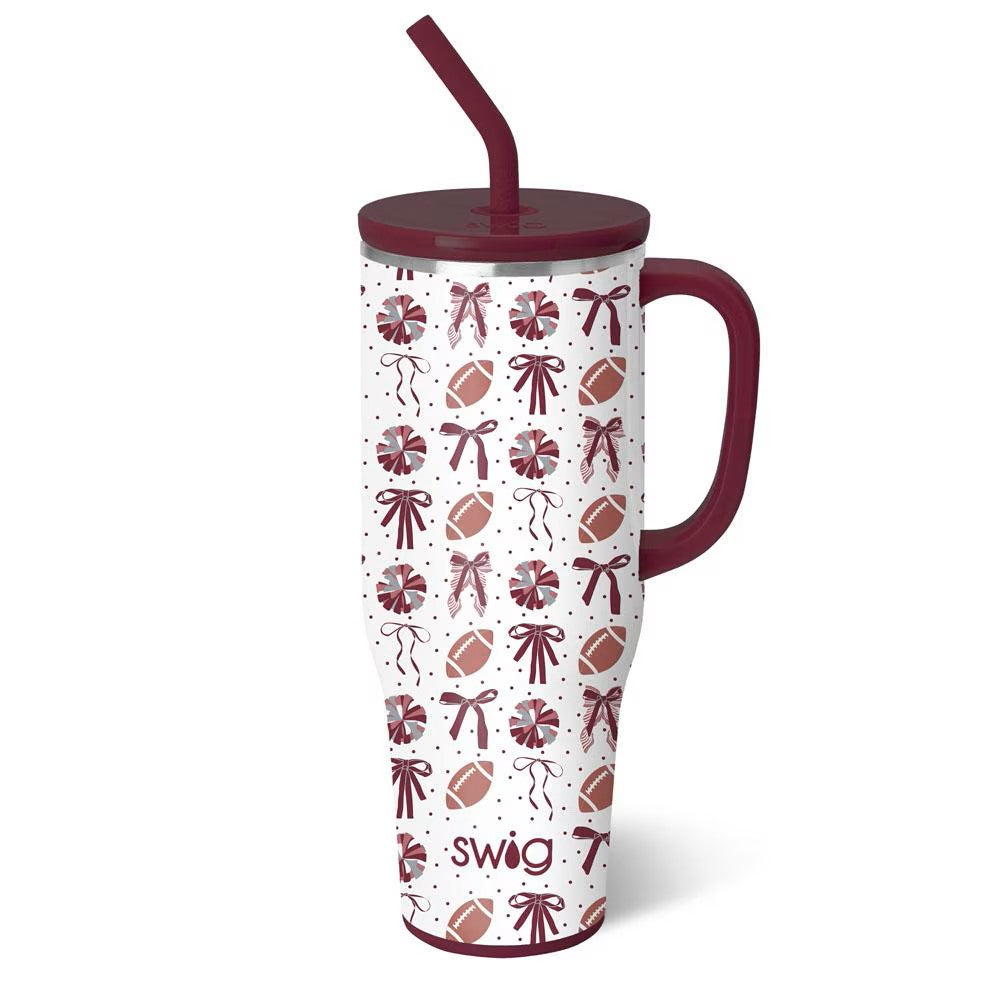 SWIG We've Got Spirit Maroon 40oz Mega Mug