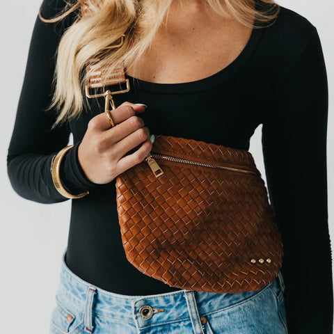 Westlyn Woven Bum Bag Brown