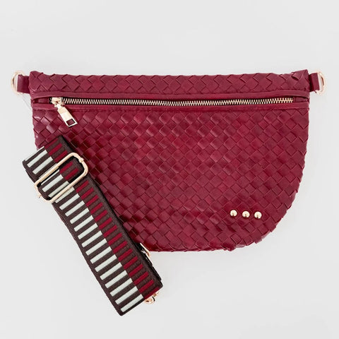 Westlyn Woven Bum Bag Sangria Red