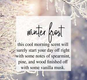 Winter Frost 16oz Mason Jar Soy Candles