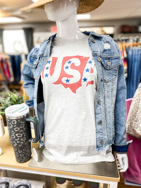 USA Vintage Star Graphic Tee