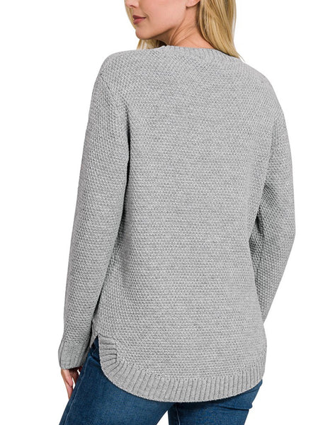 Austin Knit Sweater Grey