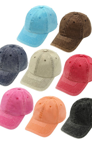 CC Acid Wash Premium Solid Cap