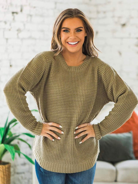 Austin Knit Sweater Khaki