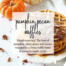 Pumpkin Pecan Waffles 16oz Mason Jar Soy Candles