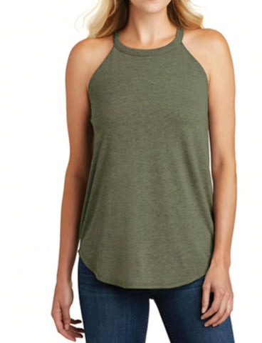 Olive Frost Super Soft Rockstar Tank Top