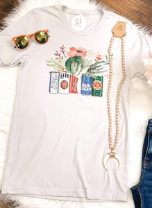 Beer & Cactus Graphic Tee