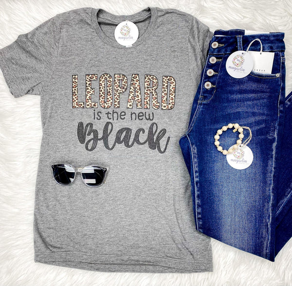 Leopard is the New Black Tee