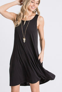 Classic Black Tank Dress