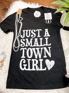 Small Town Girl V NECK Graphic Tee