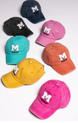 Mama Vintage Washed Baseball Cap