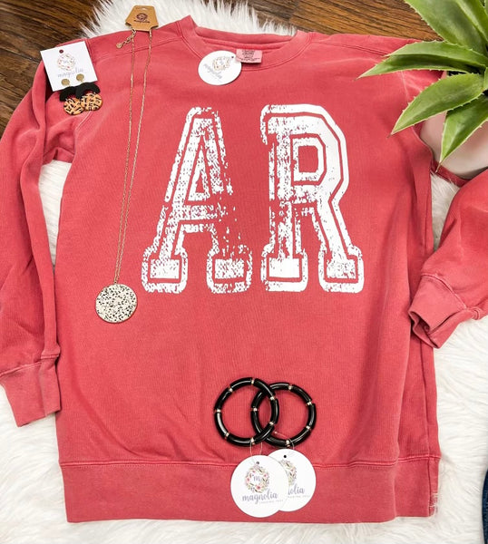 Premium Vintage AR Graphic Sweatshirt