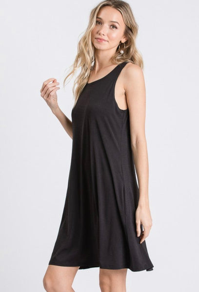 Classic Black Tank Dress