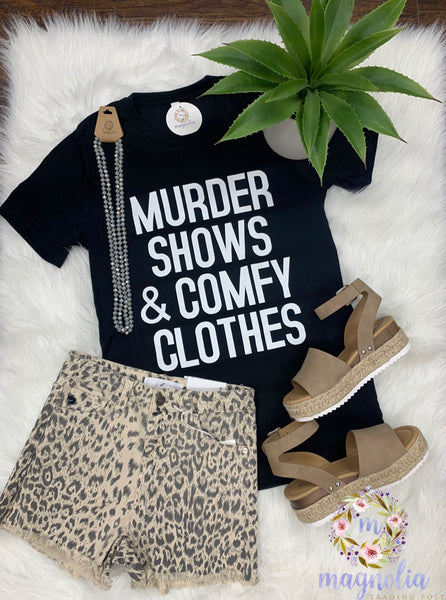 Comfort Colors Murder Shows Tee Pepper
