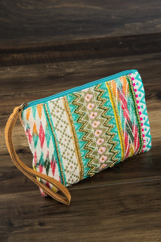 Handmade Vivid Pattern Clutch