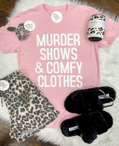 Comfort Colors Murder Shows Tee Blossom