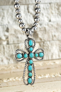 Navajo Cross Pendant Necklace