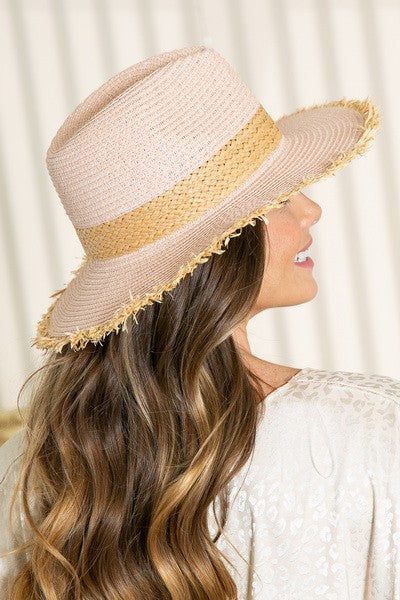 Boho Panama Woven Straw Sun Hat