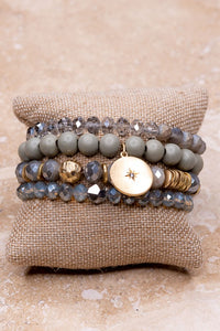 Flo Grey Bracelet Set