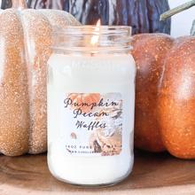 Pumpkin Pecan Waffles 16oz Mason Jar Soy Candles