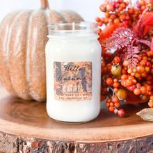 Hello Autumn 16oz Mason Jar Soy Candles