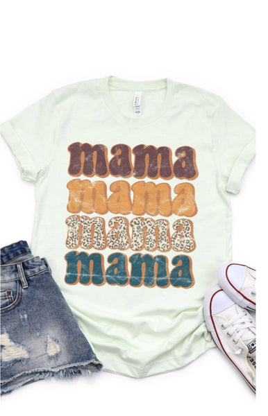 Citron Earth Tone Mama Graphic Tee