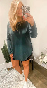 Athleisure Top Dark Green