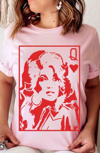Dolly Queen Of Hearts Graphic Tee
