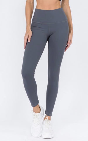 Premium Yoga Legging Charcoal