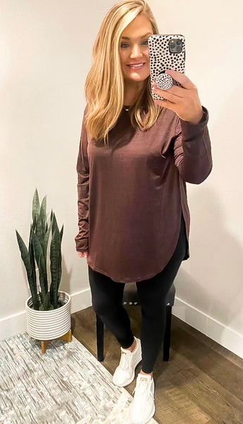 Athleisure Top Coffee