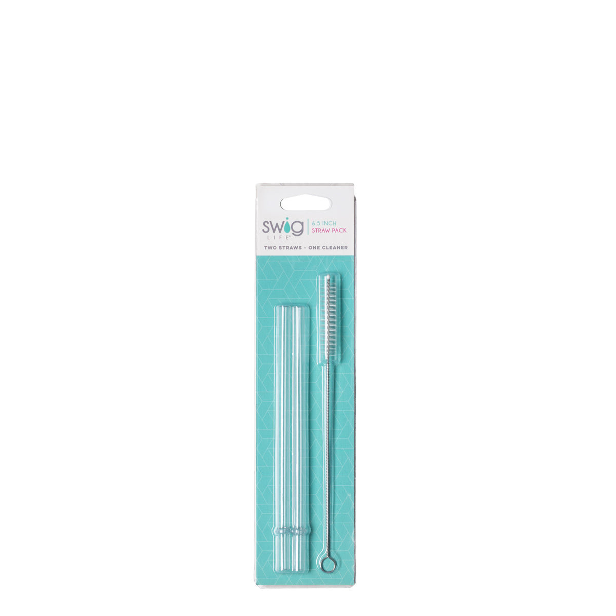 SWIG Short Clear Reusable Straw Set