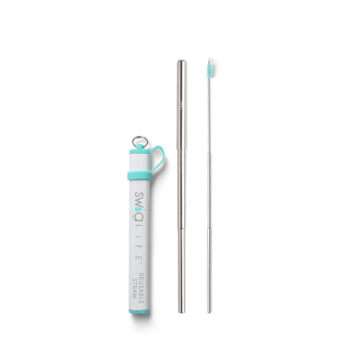 SWIG Telescopic Stainless Steel Straw Set